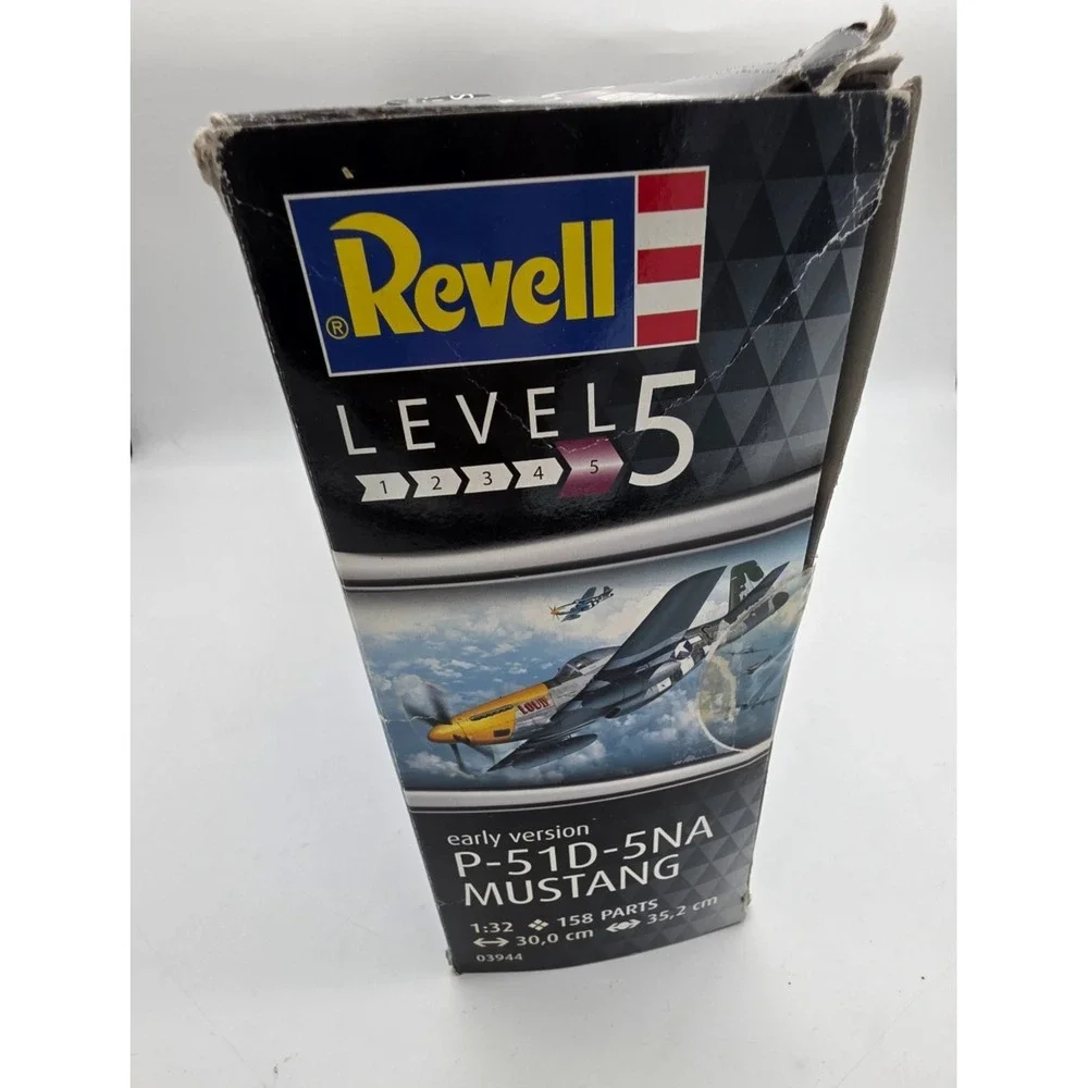 REVELL 03944 P-51D-5NA MUSTANG MODEL KIT-NIB-1:32 SCALE OPEN BOX